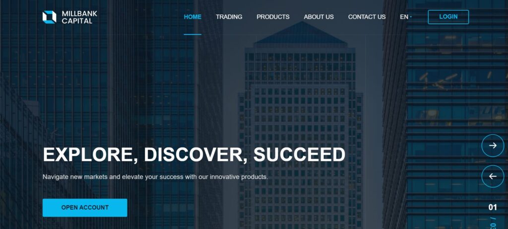 MillBankCapital website MillBankCapital website